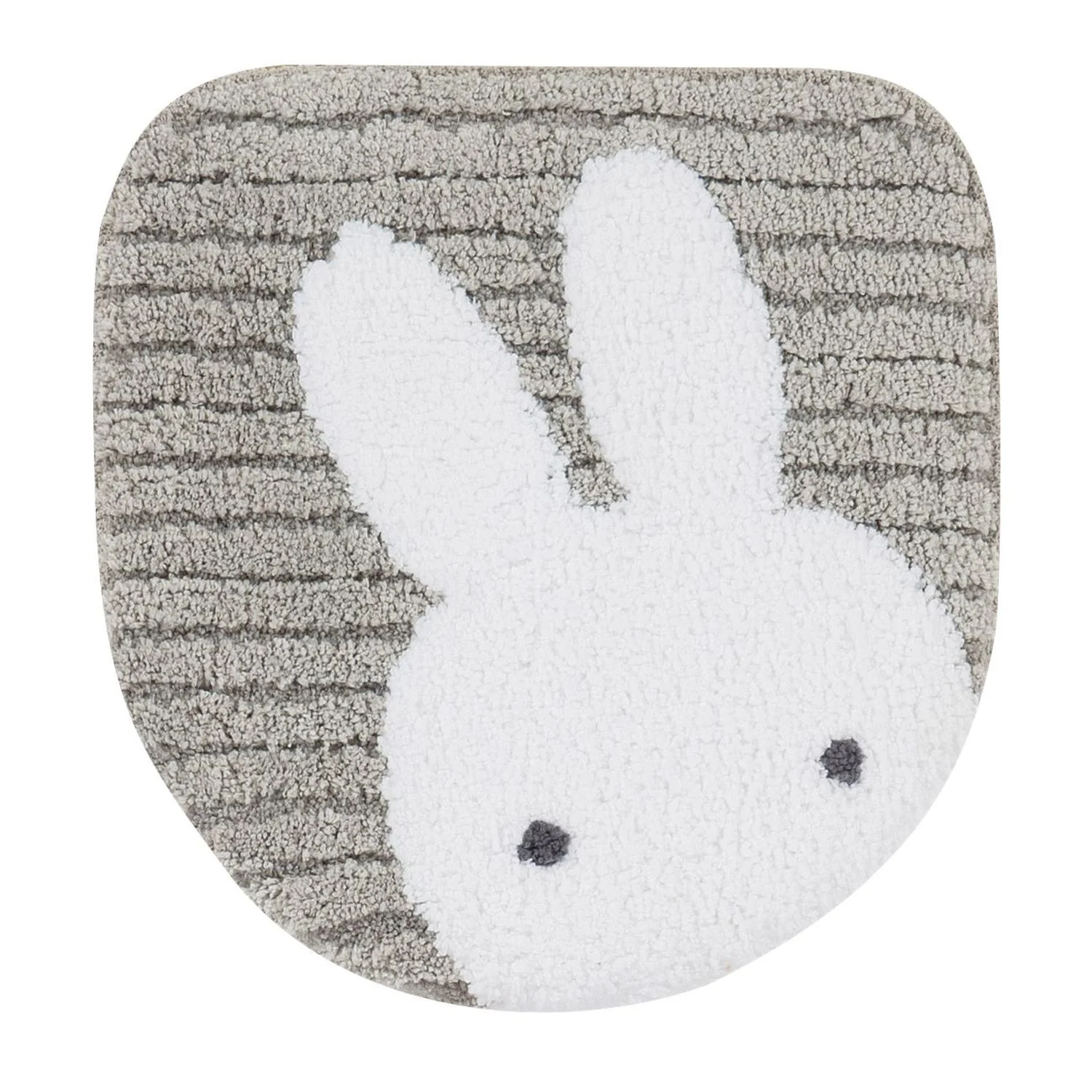 センコー Dick Bruna プリーマミッフィー兼用フタカバー グレー - Image 5