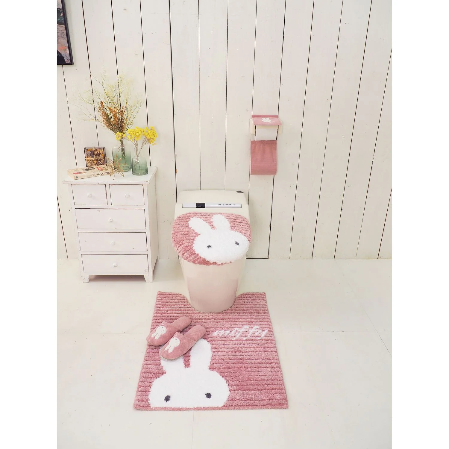センコー Dick Bruna プリーマミッフィーペーパーホルダーカバー ピンク - Image 3