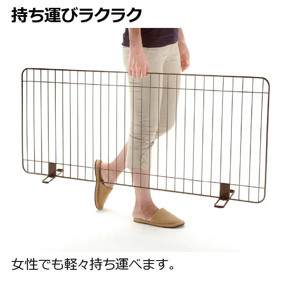 スタンド簡易ペットゲート 120 ブラウン 【直送品】 返品・キャンセル・他商品と同時購入は不可 - Image 3