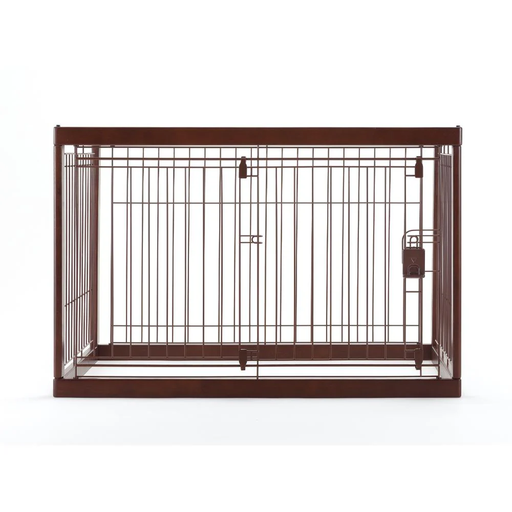 木製ペットサークル 90-60 ダークブラウン 【直送品】 返品・キャンセル・他商品と同時購入は不可 - Image 8