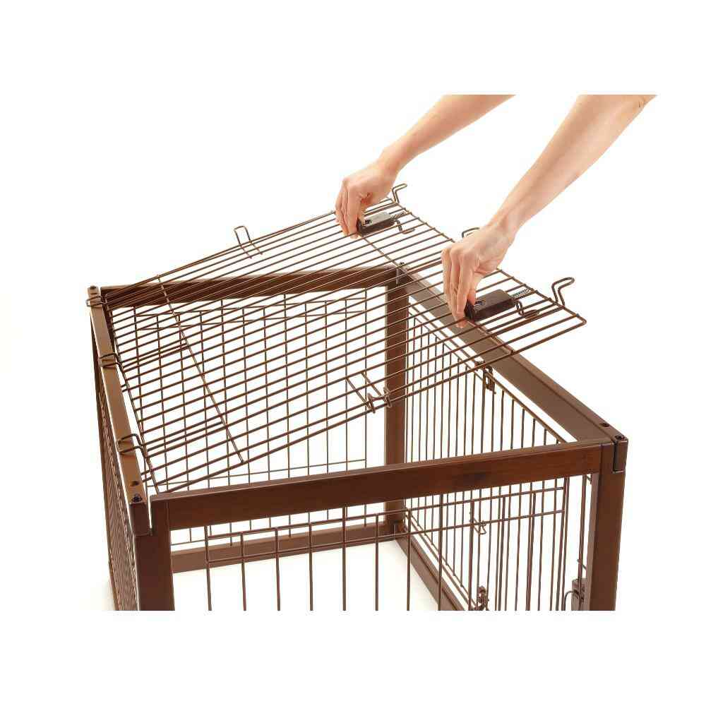 木製ペットサークル 90-60 屋根面 【直送品】 返品・キャンセル・他商品と同時購入は不可 - Image 3