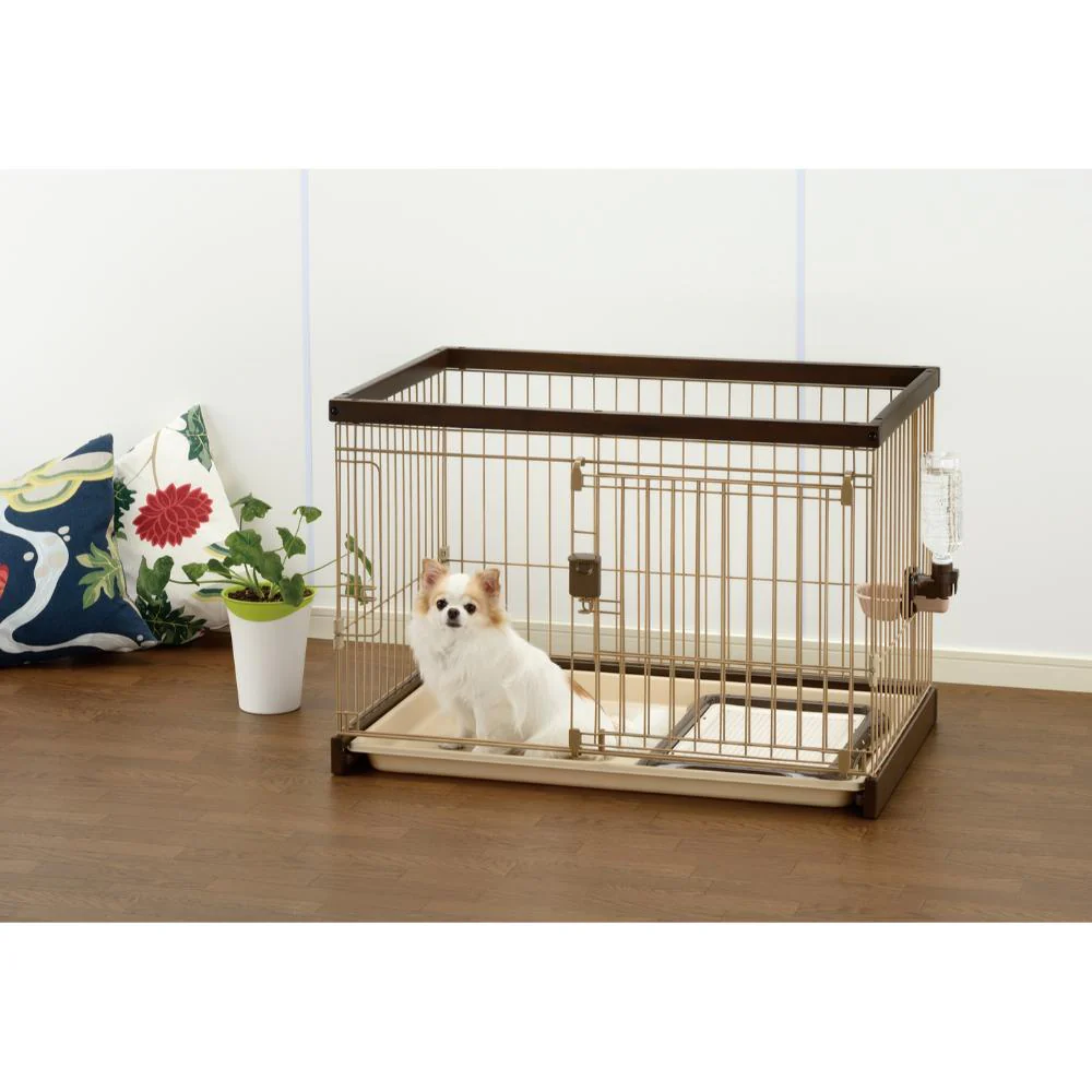 木製お掃除簡単ペットサークル 90-60 ダークブラウン 【直送品】 返品・キャンセル・他商品と同時購入は不可 - Image 3