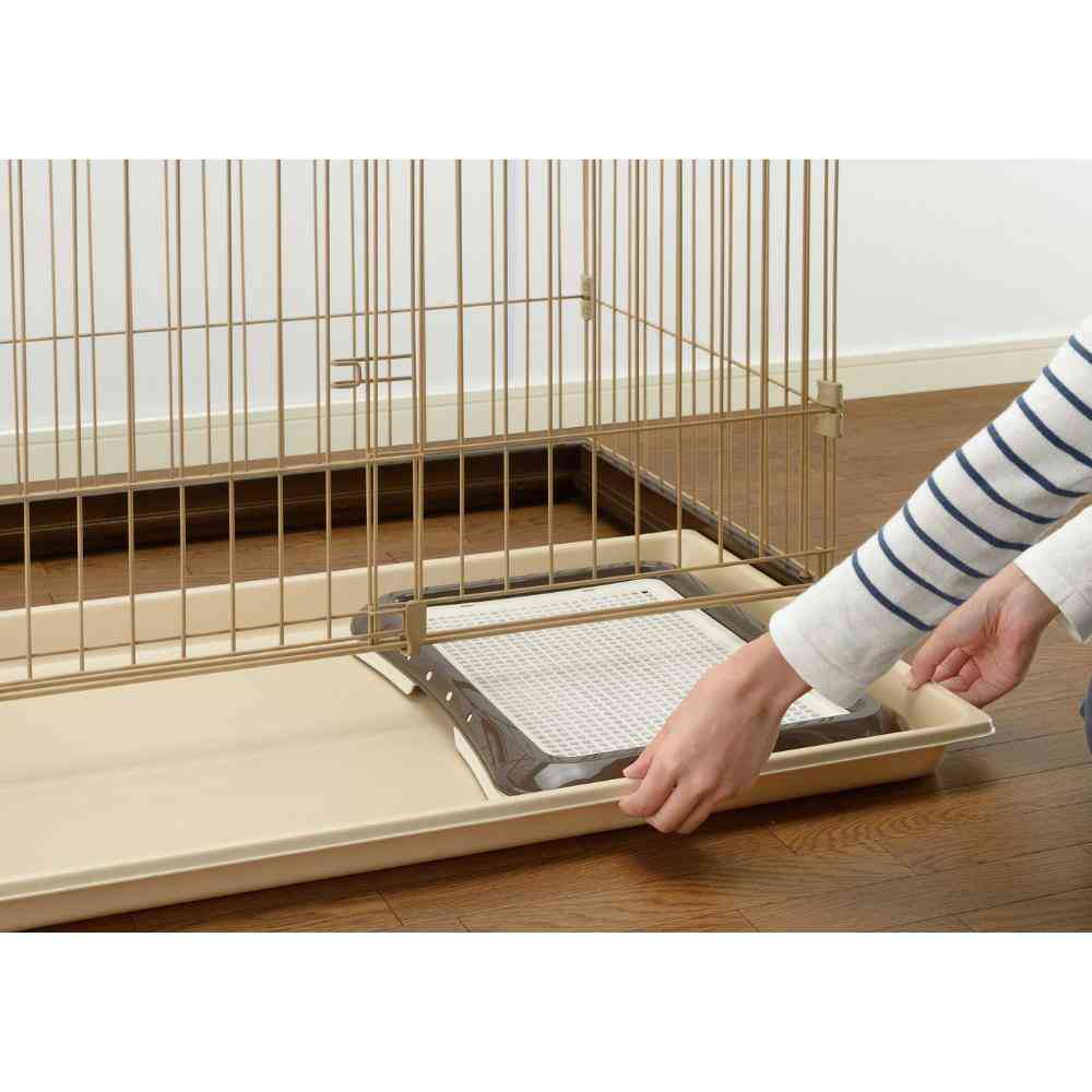 木製お掃除簡単ペットサークル 90-60 ダークブラウン 【直送品】 返品・キャンセル・他商品と同時購入は不可 - Image 6