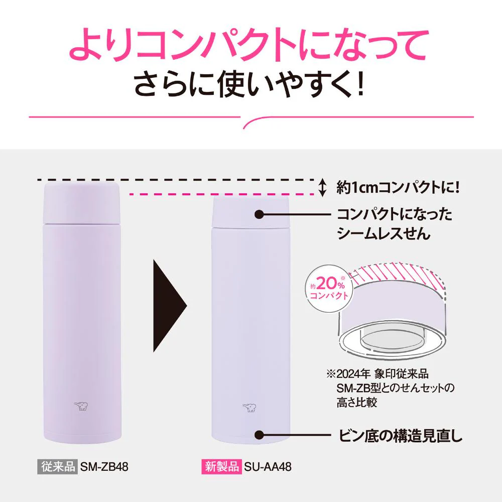 ZOJIRUSHI ステンレスマグ 480ml SU-AA48 YM 【直送品】 返品・キャンセル・他商品と同時購入は不可 - Image 6