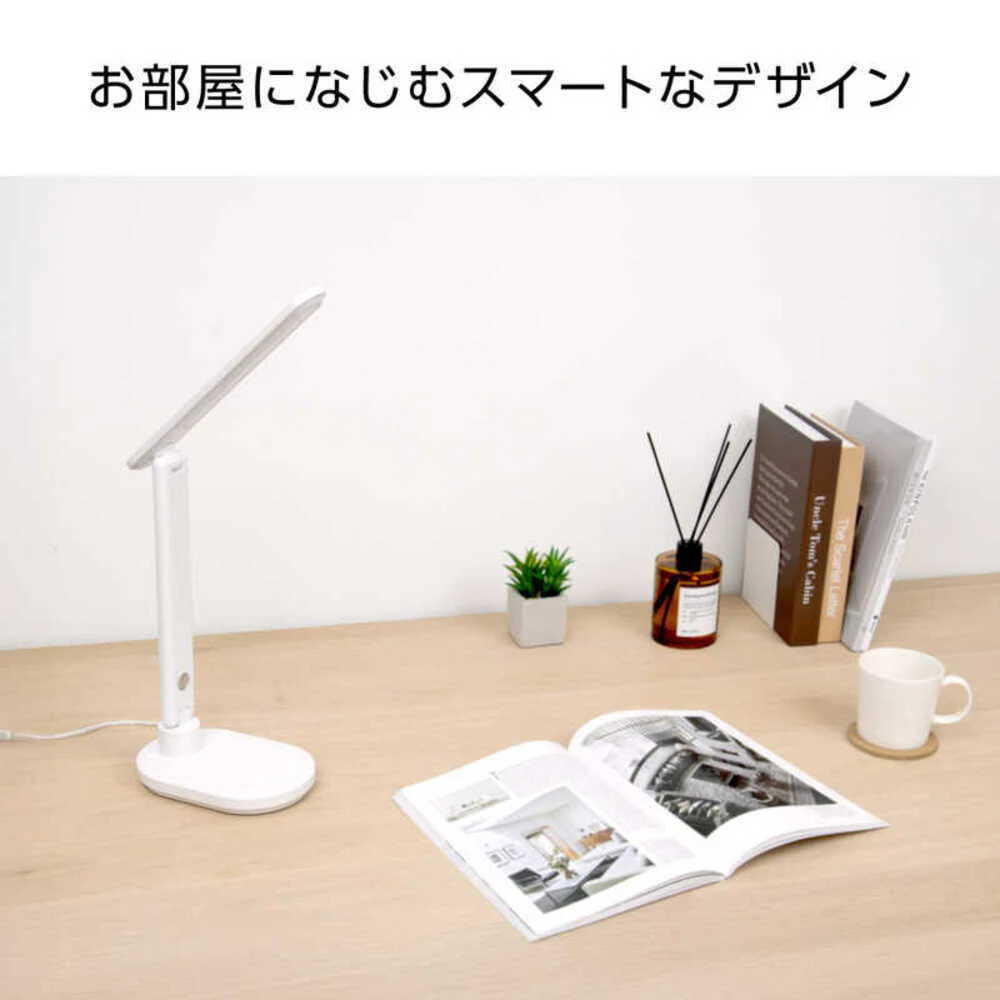 ゼピール LEDスタンドライト ZLT-10B-W 3段階調光 ホワイト 1台 - Image 6
