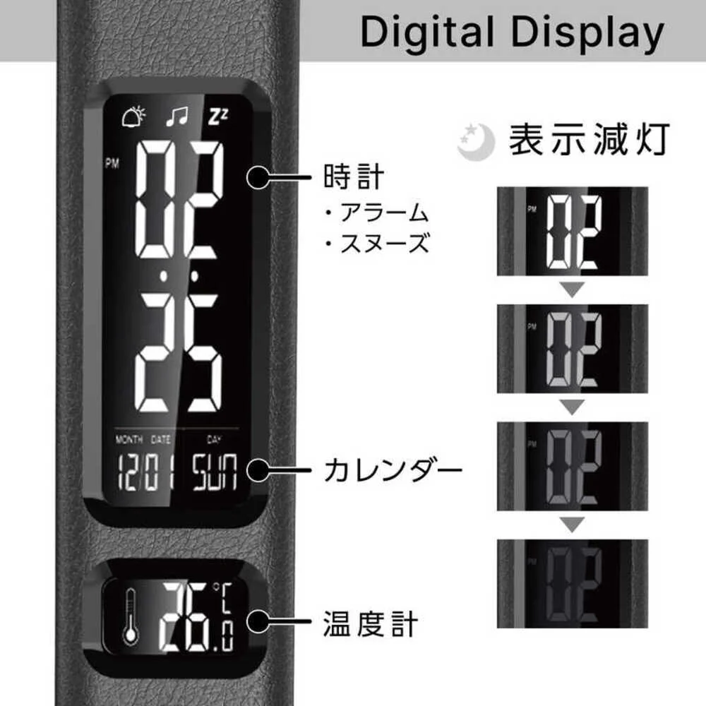 ゼピール LEDスタンドライト ZLT-10B-K 5段階調光 3段階調色 ブラック 1台 - Image 6