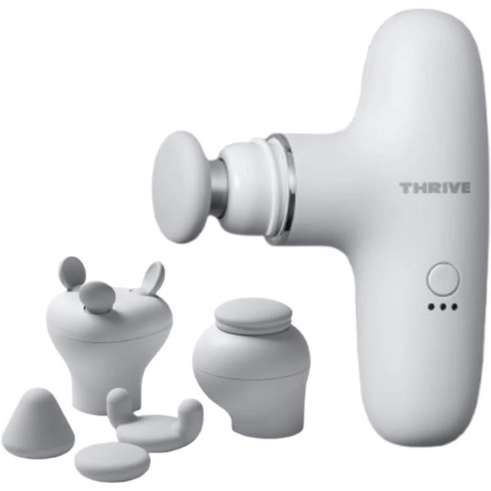 THRIVE スリースタイルガン BM-01(WH) 全身セルフケア ホワイト 1台