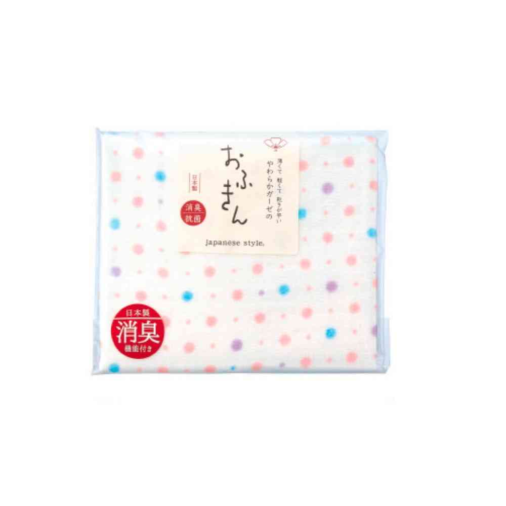 日繊商工 ジャパニーズスタイル おふきん パステルドット 1枚 - Image 3