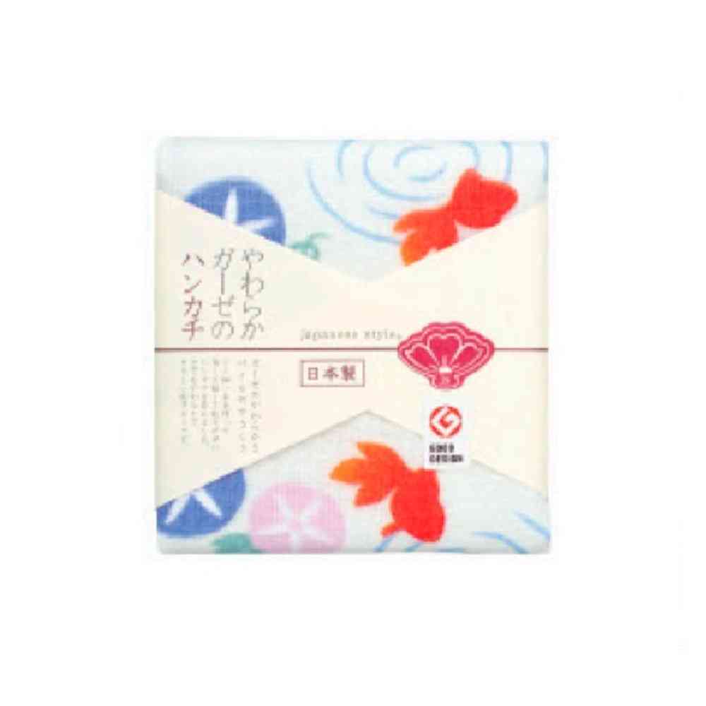 日繊商工 ジャパニーズスタイル 夕涼み ハンカチ 1枚 - Image 3