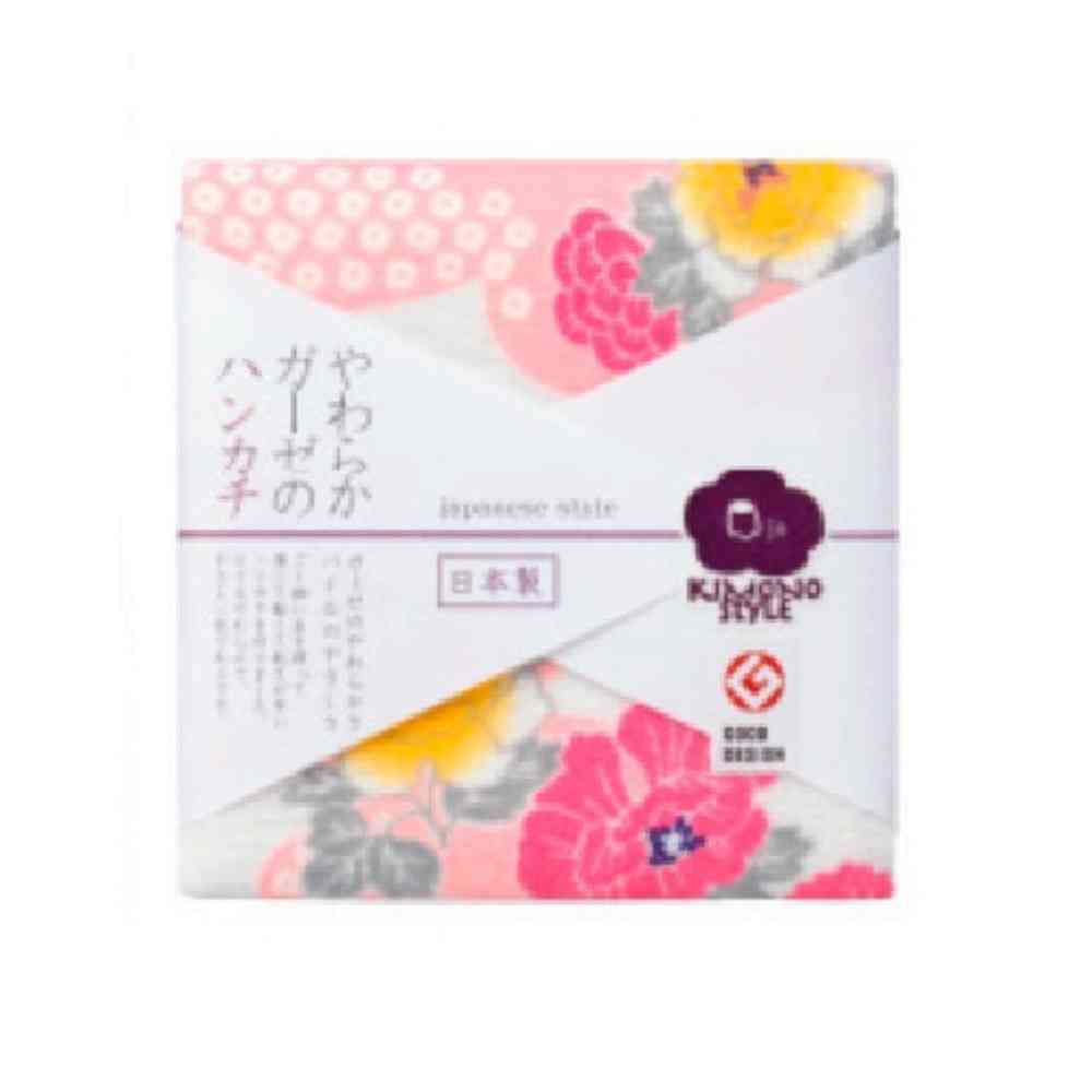 日繊商工 ジャパニーズスタイル 花霞 ハンカチ 1枚 - Image 3