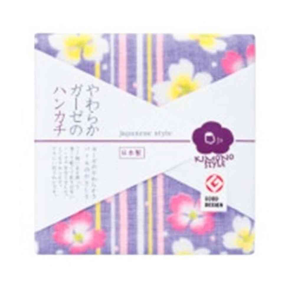 日繊商工 ジャパニーズスタイル はなあかり ハンカチ 1枚 - Image 3