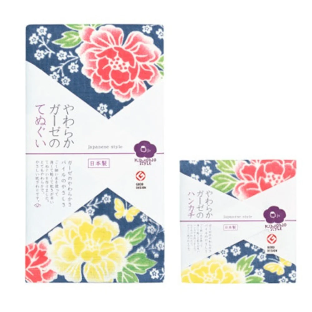 日繊商工 ジャパニーズスタイル 花衣 ハンカチ 1枚 - Image 2