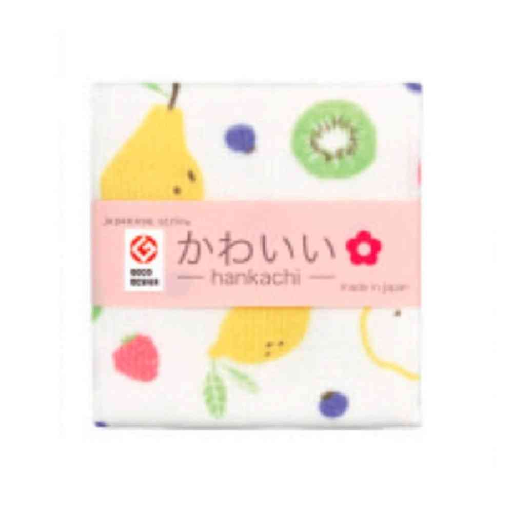 日繊商工 ジャパニーズスタイル フルーツティ ハンカチ 1枚 - Image 3