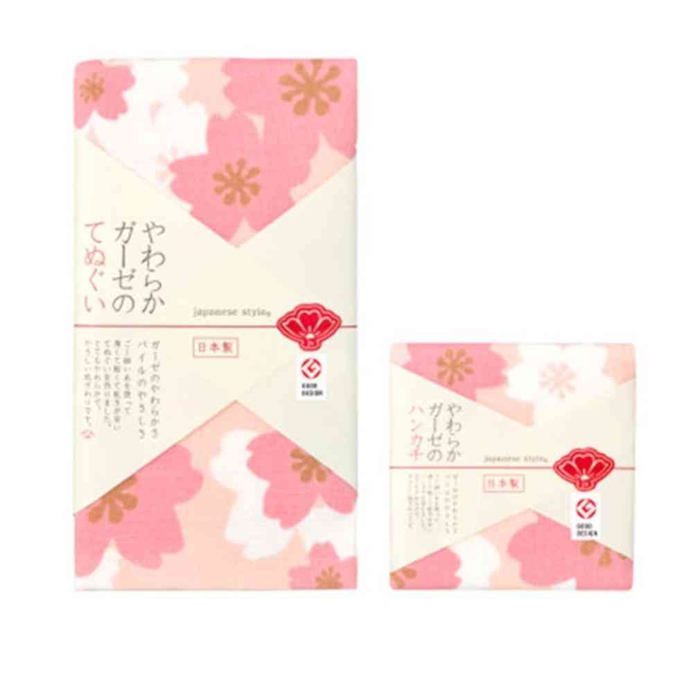 日繊商工 ジャパニーズスタイル 桜ひらく てぬぐい 1枚 - Image 2