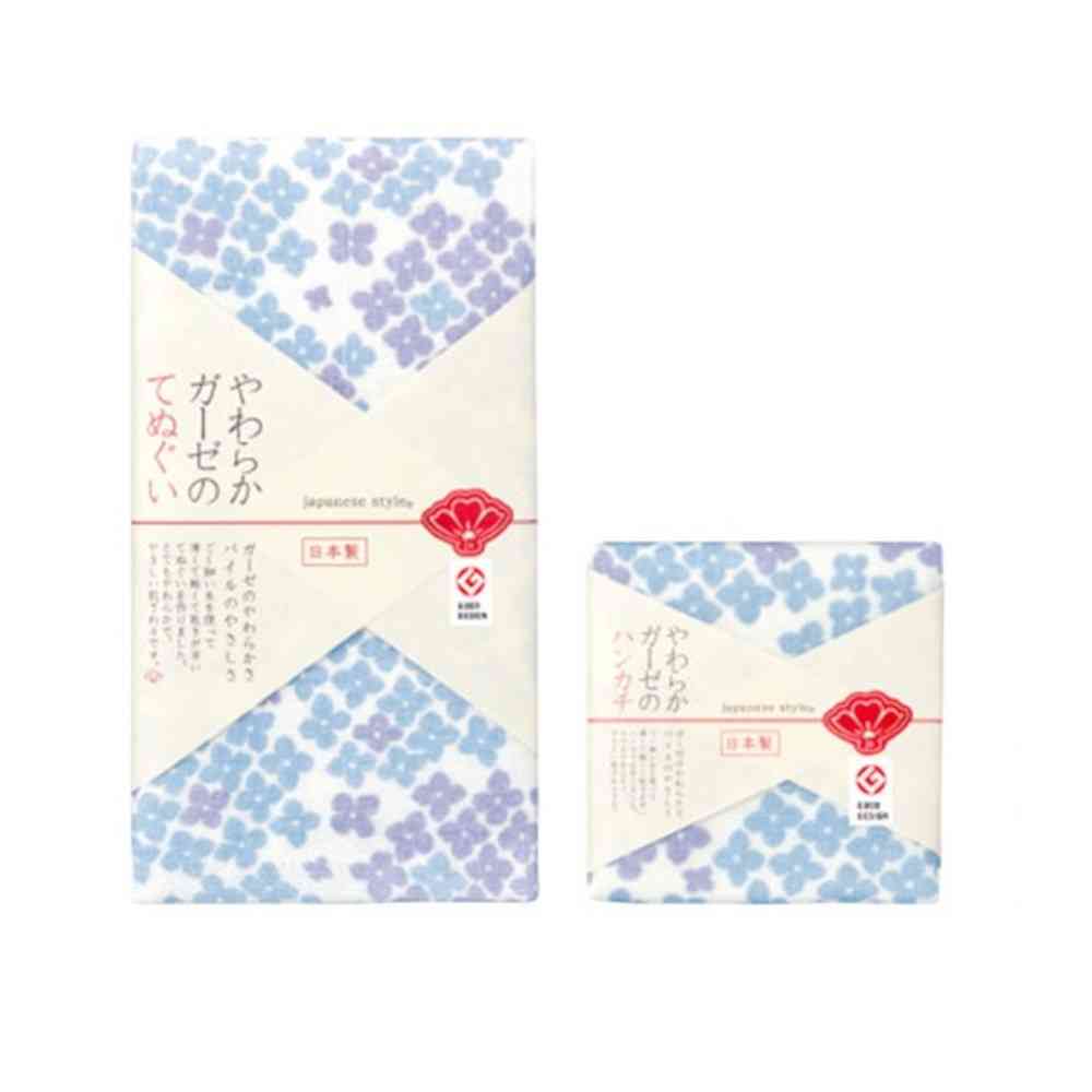 日繊商工 ジャパニーズスタイル あじさいづくし ハンカチ 1枚 - Image 2