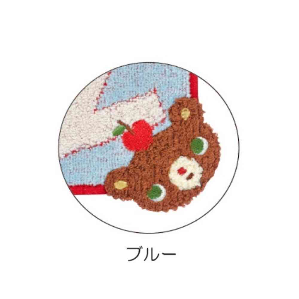 日繊商工 かずくま ワッペン タオルチーフ ブルー 1枚 - Image 3