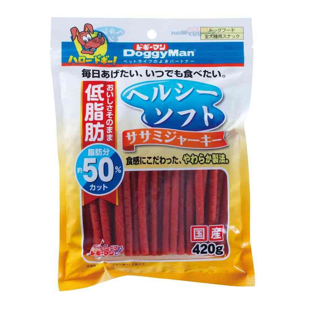 ドギーマン ヘルシーソフト ササミジャーキー 420g - Image 3