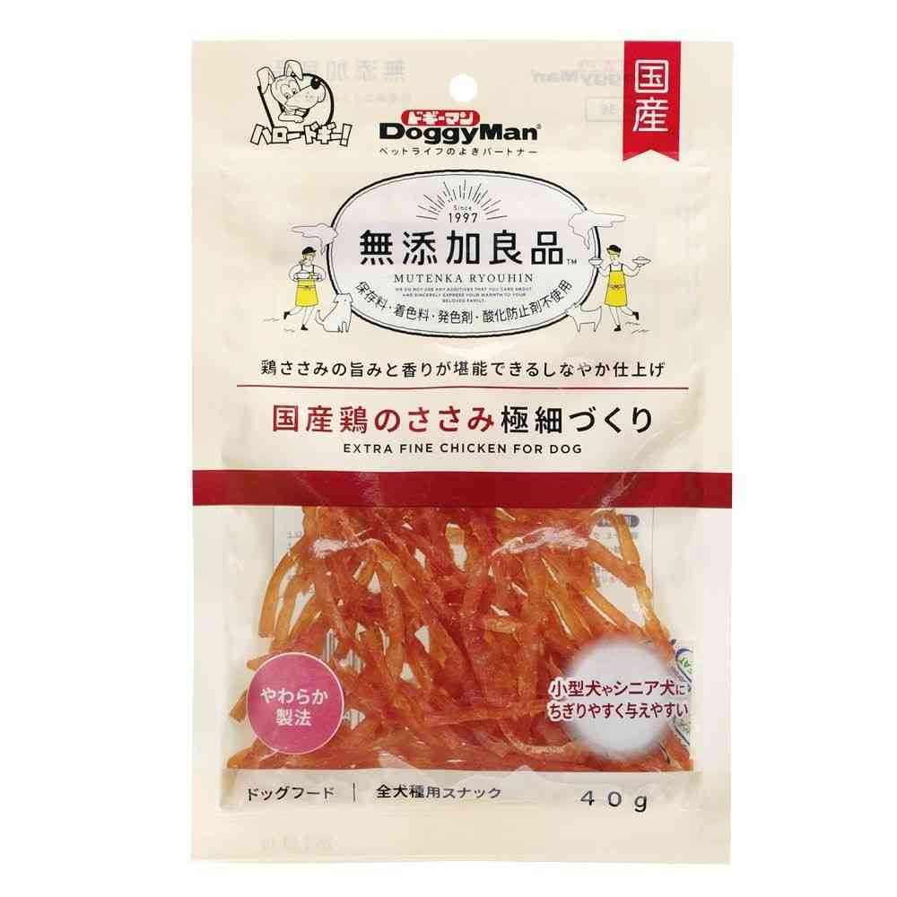 ドギーマン 無添加良品 国産鶏のささみ極細づくり 40g - Image 3