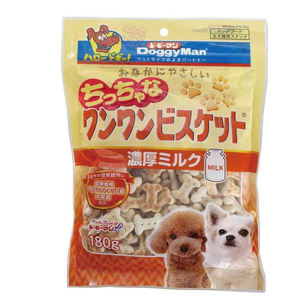 ドギーマン おなかにやさしいちっちゃなワンワンビスケット 濃厚ミルク 180g - Image 3