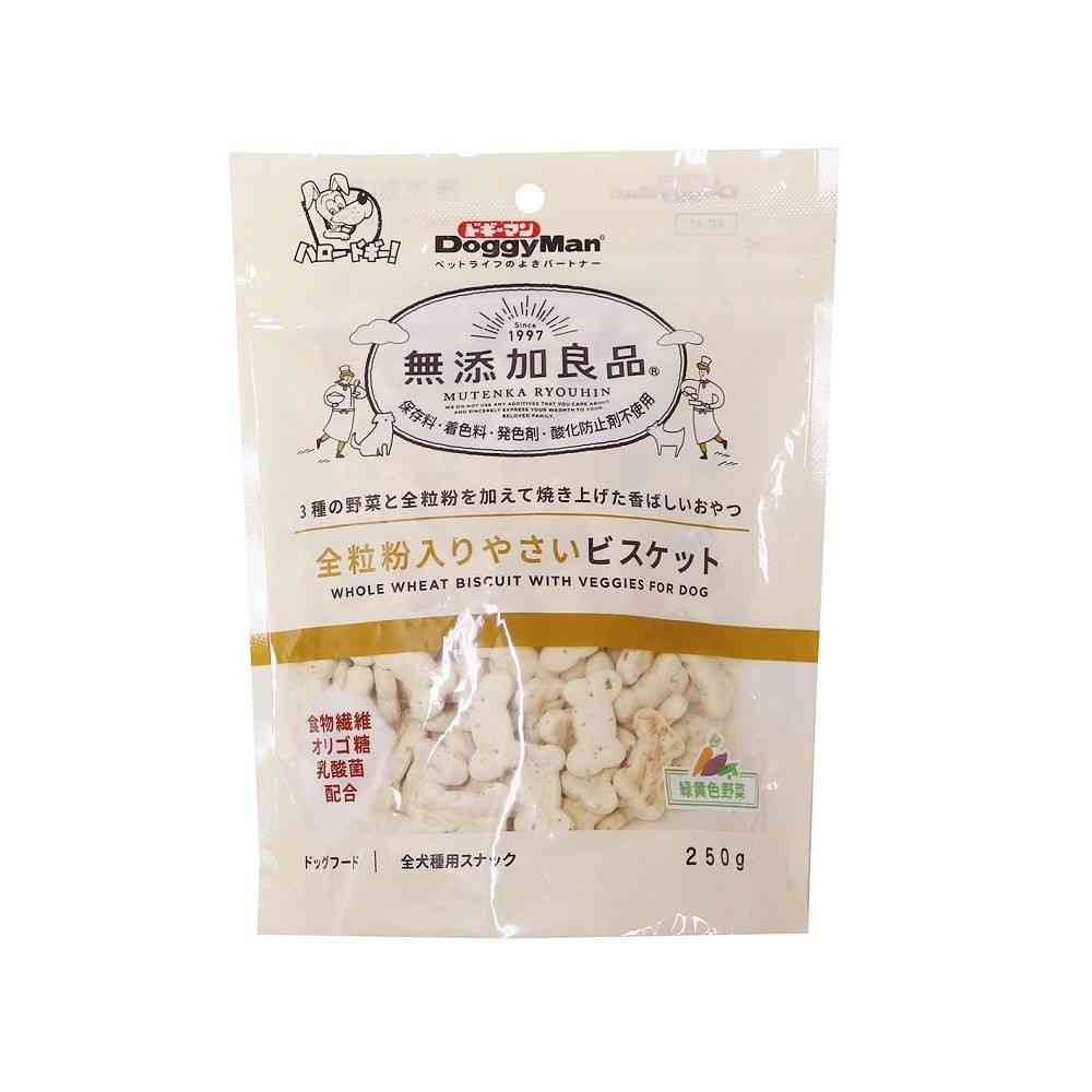 ドギーマン 無添加良品 全粒粉入りやさいビスケット 250g - Image 3