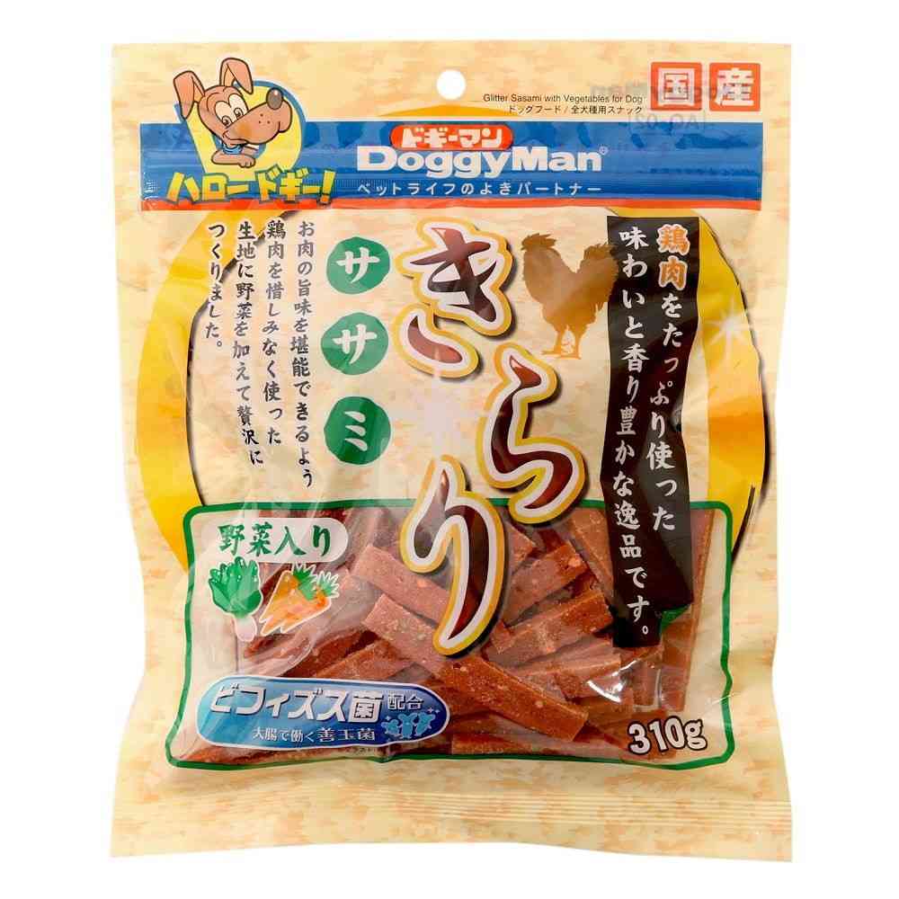 ドギーマン きらりササミ 野菜入り 310g - Image 3