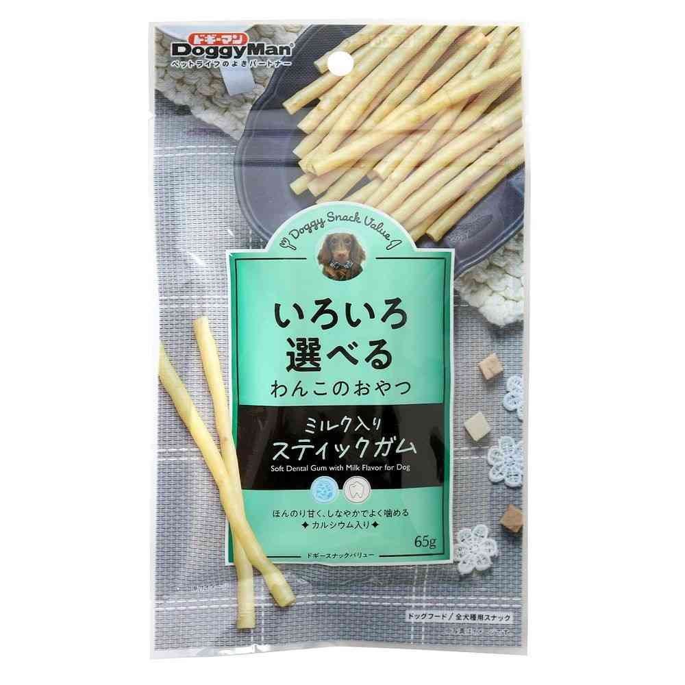 ドギーマン ドギースナックバリュー ミルク入りスティックガム 65g - Image 3