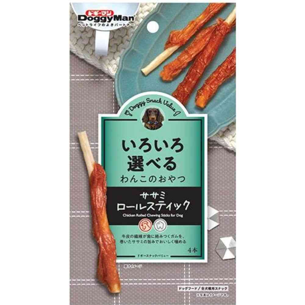 ドギーマン ドギースナックバリュー ササミロールスティック 4本 - Image 3