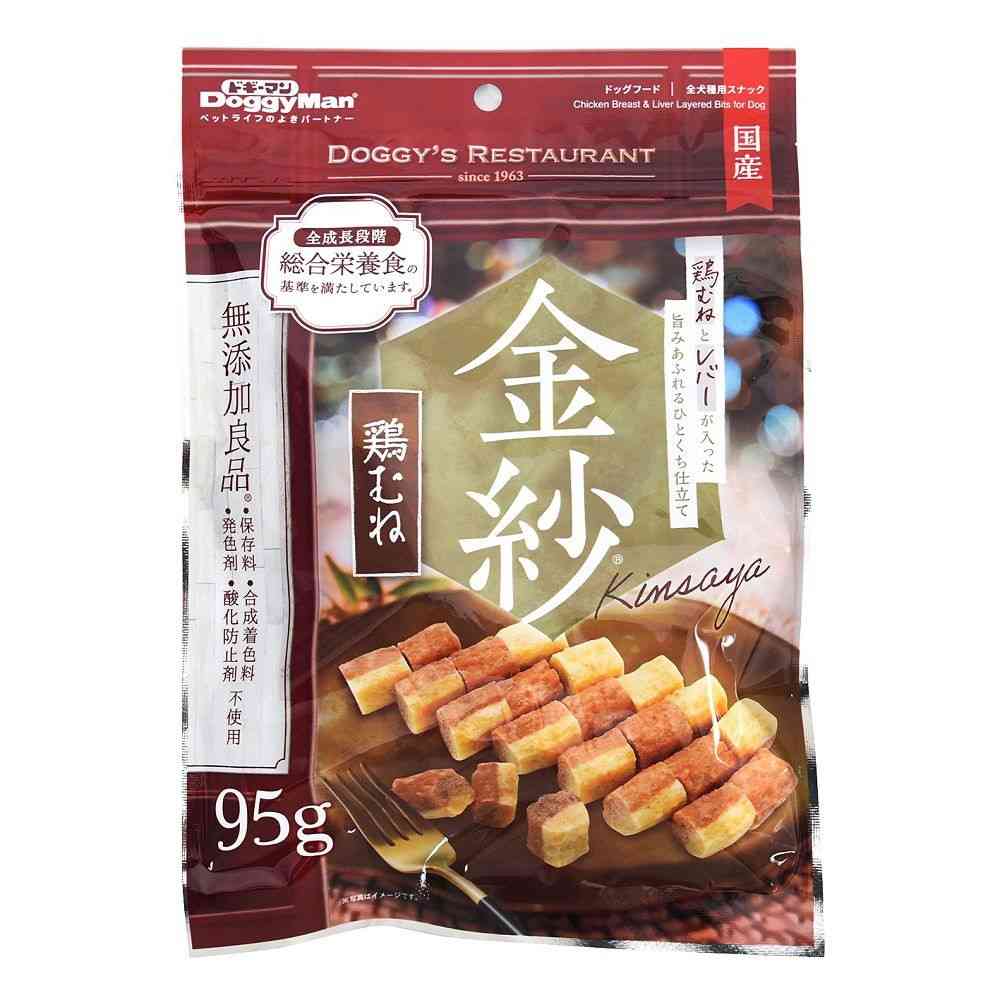 ドギーマン 金紗 鶏むねとレバーが入った旨みあふれるひとくち仕立て 95g - Image 3