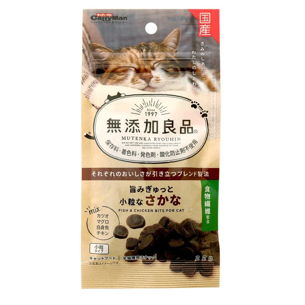 キャティーマン 無添加良品 旨みぎゅっと小粒なさかな 22g