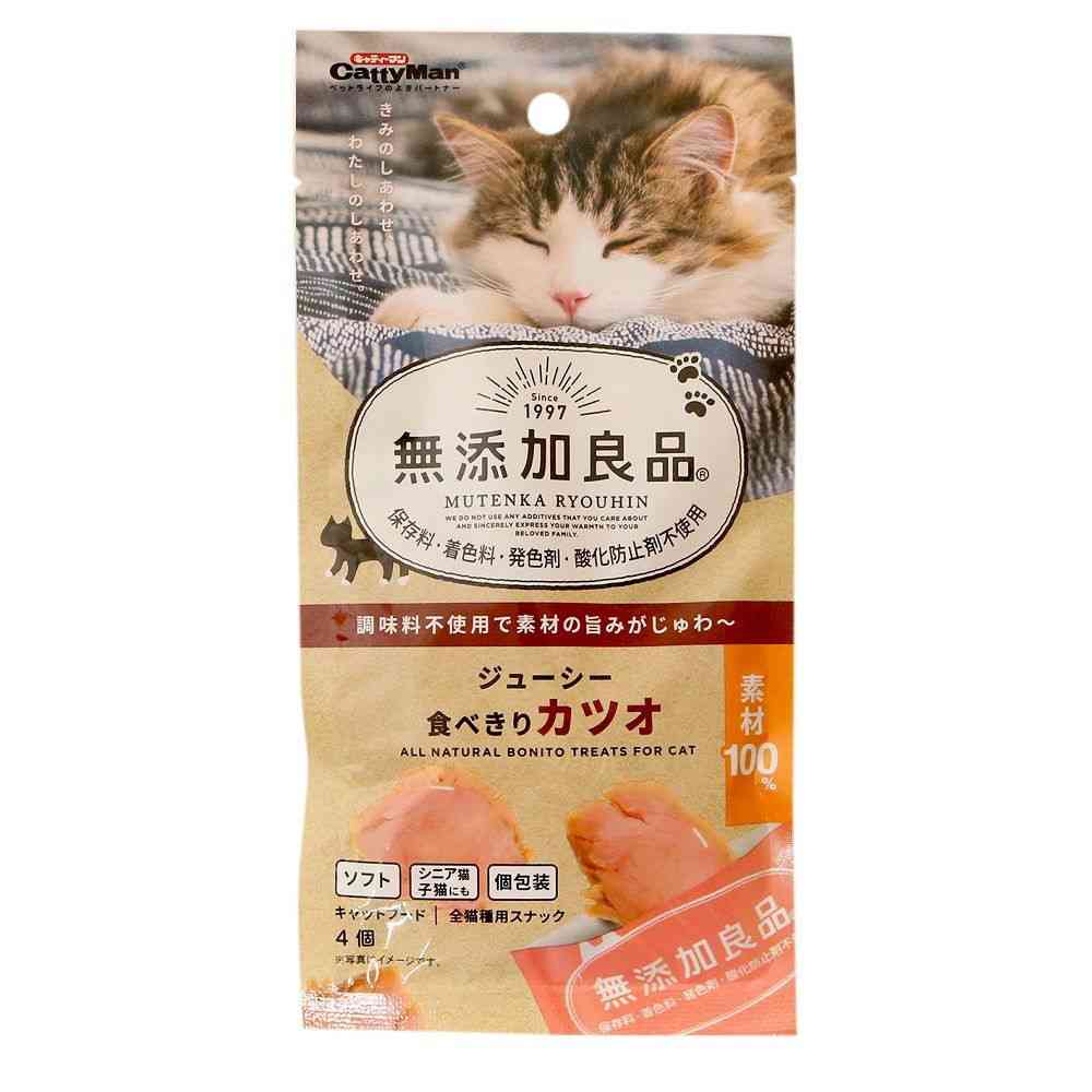 キャティーマン 無添加良品 ジューシー食べきりカツオ 4個入 - Image 3