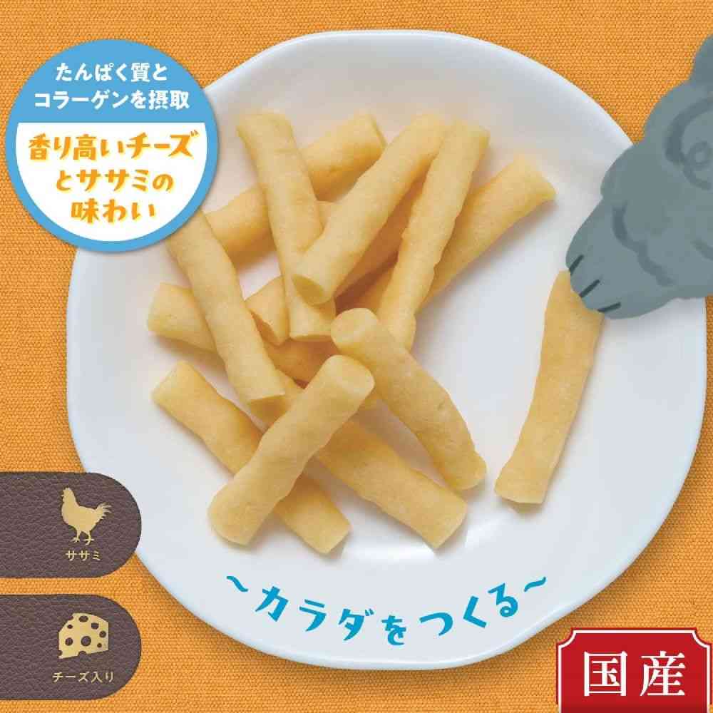 ドギーマン おやつじかん しっとりササミとチーズ入りスティック 80g - Image 4