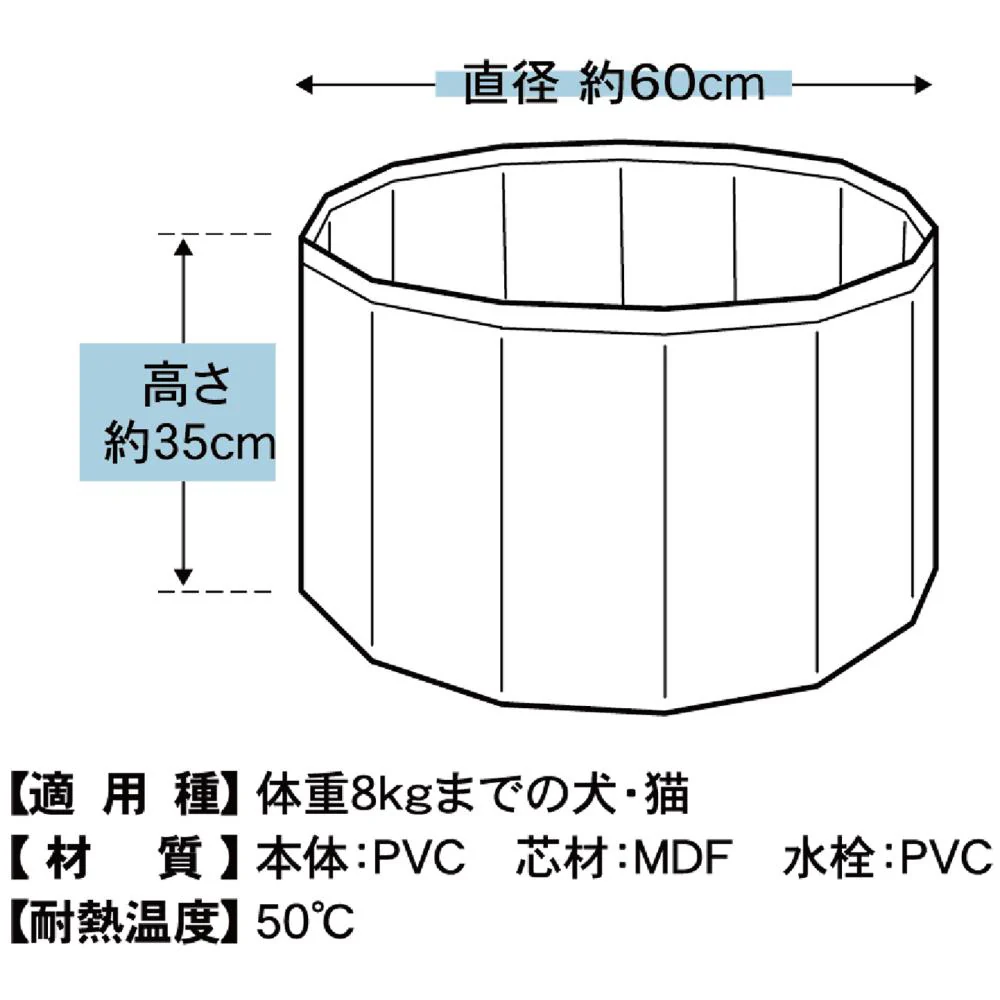 おてがる ペットバス 【直送品】 返品・キャンセル・他商品と同時購入は不可 - Image 5