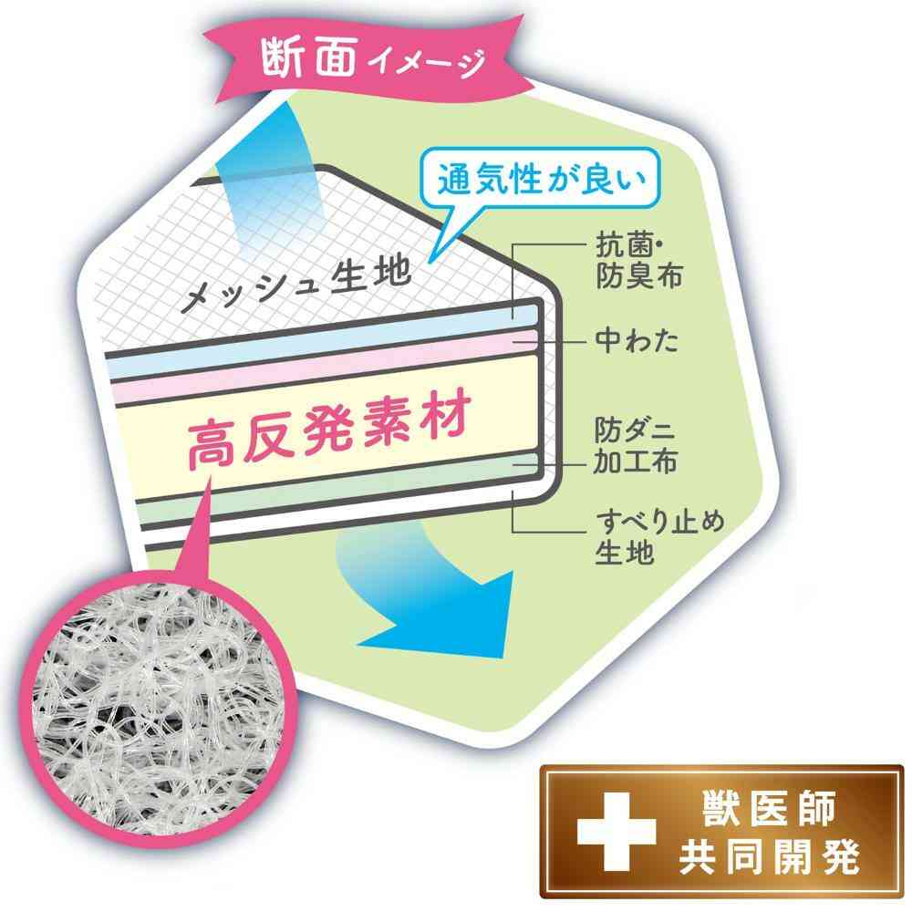 ペットにやさしい高反発ベッド S フルーツソーダ 【直送品】 返品・キャンセル・他商品と同時購入は不可 - Image 3