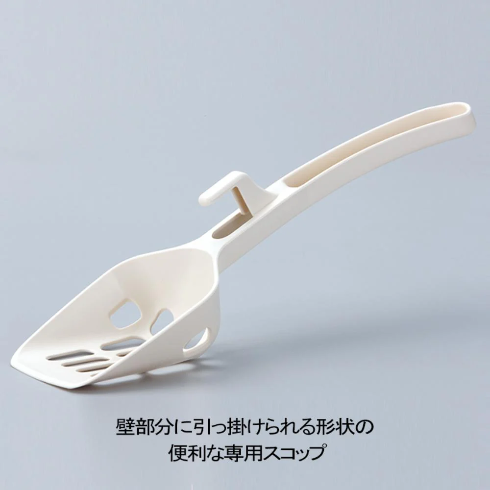 ラクラク猫トイレ Wブロック アイボリー 【直送品】 返品・キャンセル・他商品と同時購入は不可 - Image 4