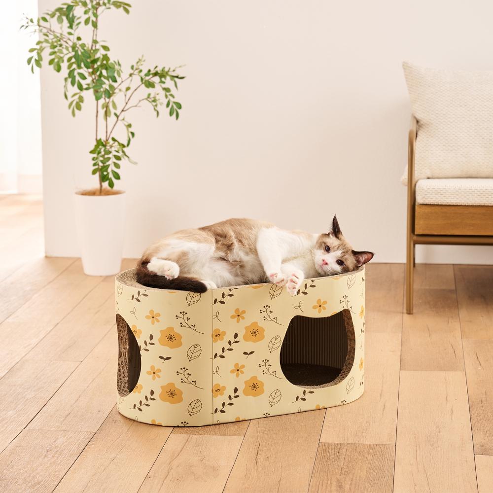 猫のツメトギ かくれんぼ イエローフラワー 【直送品】 返品・キャンセル・他商品と同時購入は不可 - Image 3