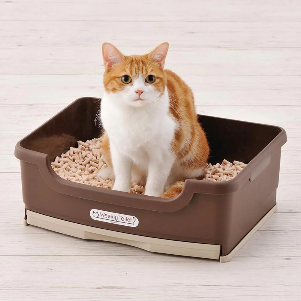 ウィークリートイレ しつける3点セット ブラウン 【直送品】 返品・キャンセル・他商品と同時購入は不可 - Image 3