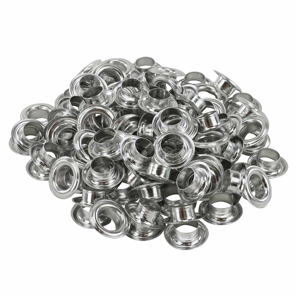 両面ハトメ玉アルミ 12mm NO.15MT-P1000S 【直送品】 返品・キャンセル・他商品と同時購入は不可