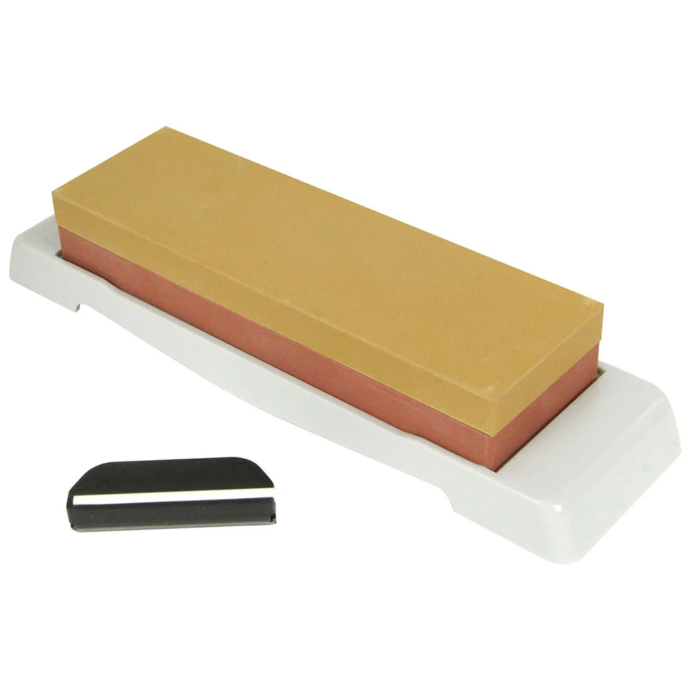 家庭用台付砥石 クリップ付 #1000/3000 【直送品】 返品・キャンセル・他商品と同時購入は不可