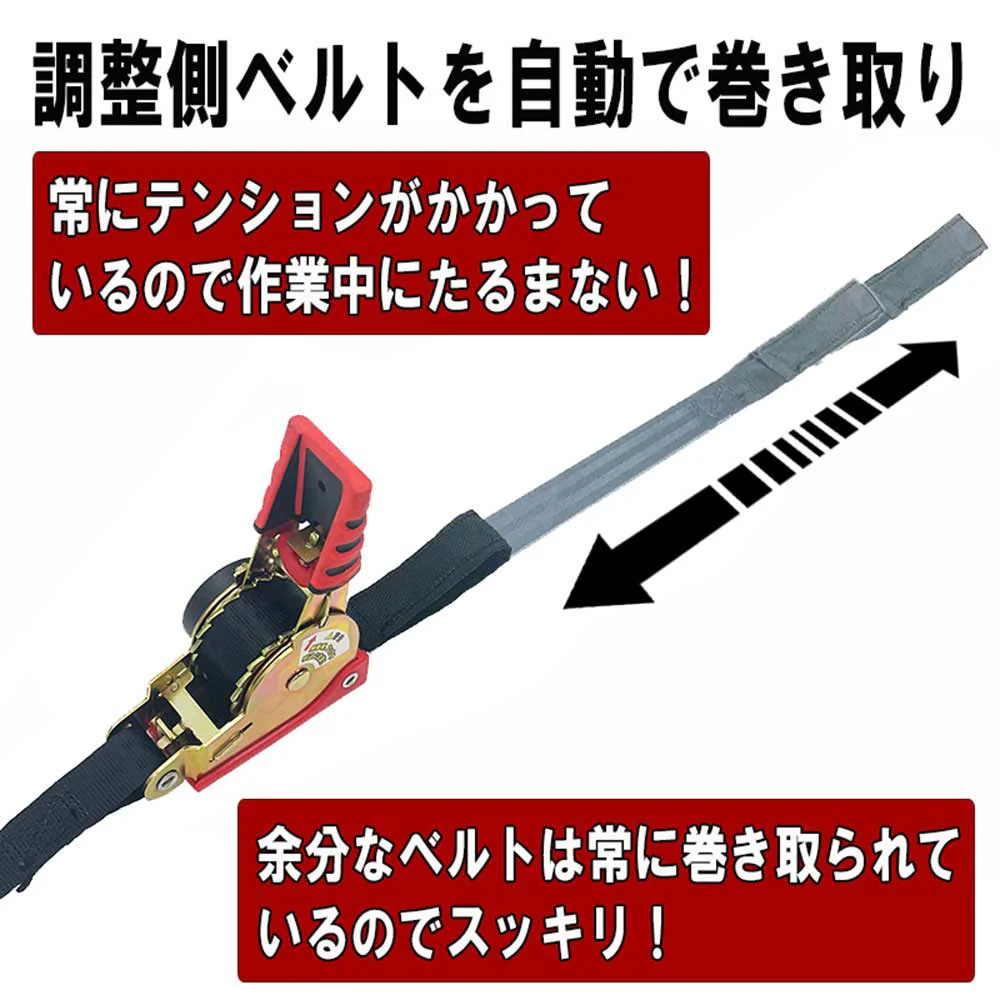 ラチェット式荷締機自動巻 RTA-2530E 【直送品】 返品・キャンセル・他商品と同時購入は不可 - Image 11