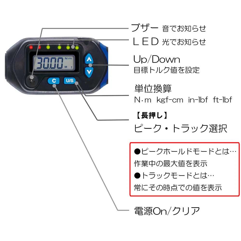 デジタルトルクレンチ SDT3-030 【直送品】 返品・キャンセル・他商品と同時購入は不可 - Image 6