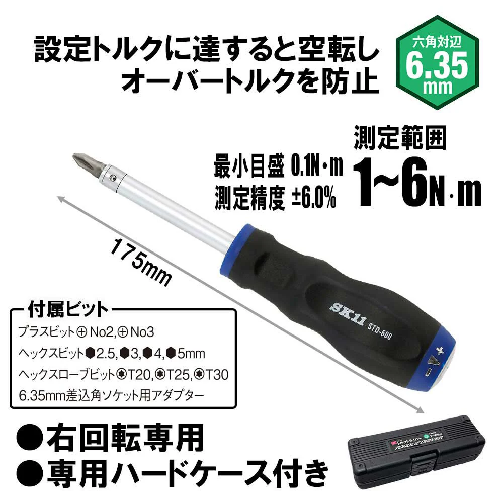 トルクドライバー STD-600 【直送品】 返品・キャンセル・他商品と同時購入は不可 - Image 6