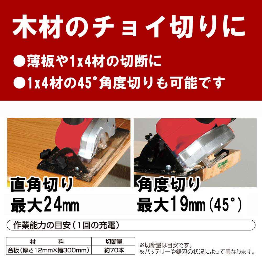 10.8Vマルノコ 本体 SCS-108V-15RL 【直送品】 返品・キャンセル・他商品と同時購入は不可 - Image 3