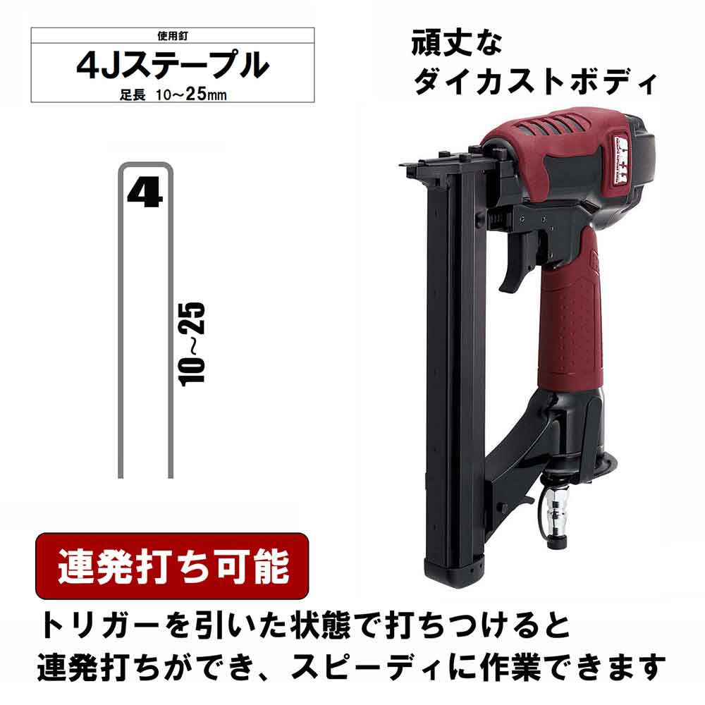 エアタッカー T425 SA-T425-Z1 【直送品】 返品・キャンセル・他商品と同時購入は不可 - Image 3