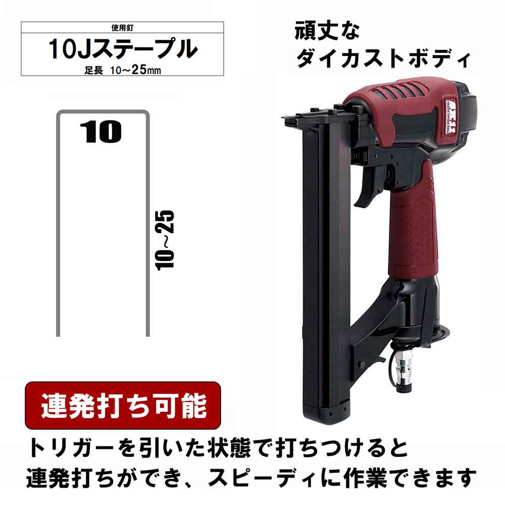 エアタッカー T1025 SA-T1025-Z1 【直送品】 返品・キャンセル・他商品と同時購入は不可 - Image 3