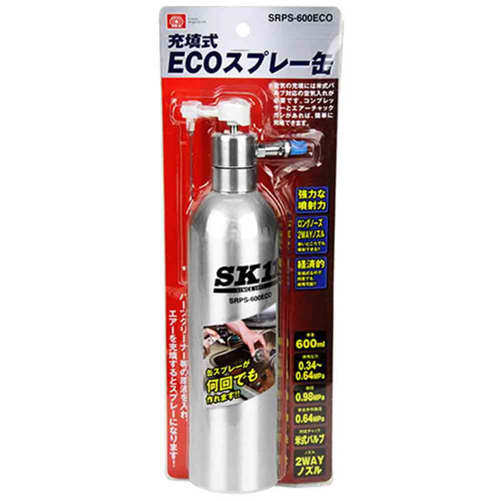 充填式ECOスプレー缶 SRPS-600ECO 【直送品】 返品・キャンセル・他商品と同時購入は不可 - Image 2