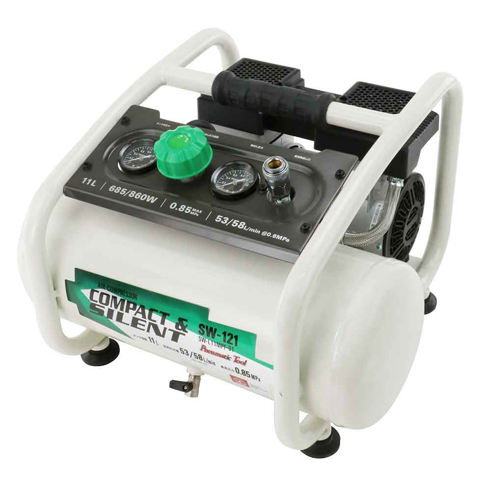 エアコンプレッサSW-121 SW-L11MPF-01 【直送品】 返品・キャンセル・他商品と同時購入は不可 - Image 6