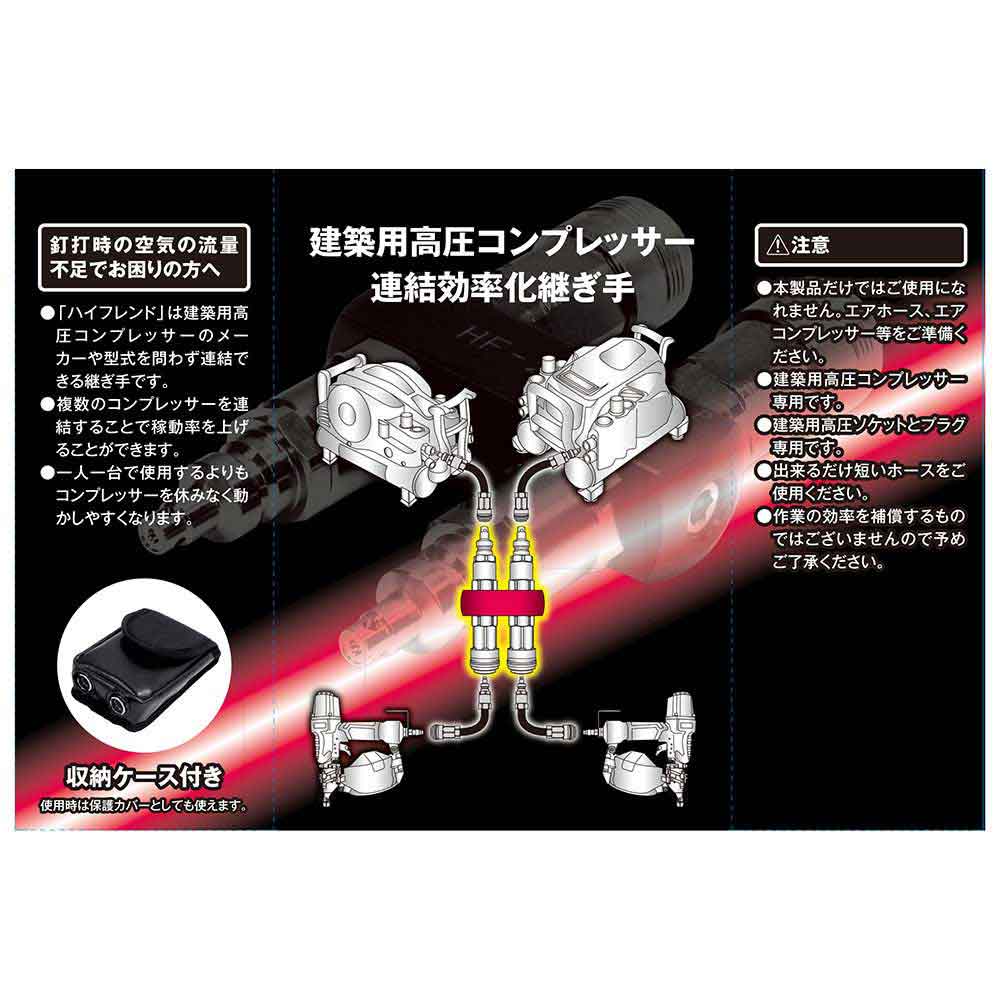 ハイフレンド 2連結・分岐 HF-2P2S 【直送品】 返品・キャンセル・他商品と同時購入は不可 - Image 6