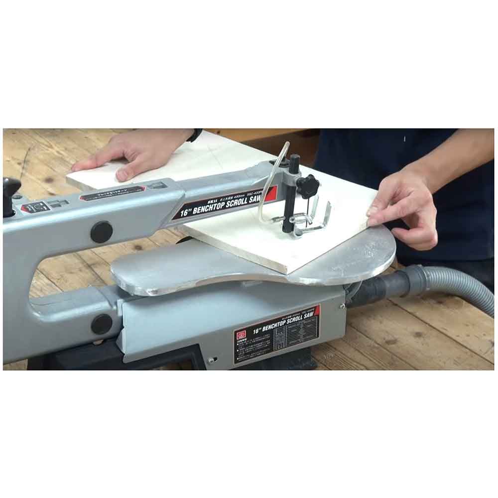 卓上糸鋸盤400mm SSC-400PE 【直送品】 返品・キャンセル・他商品と同時購入は不可 - Image 3
