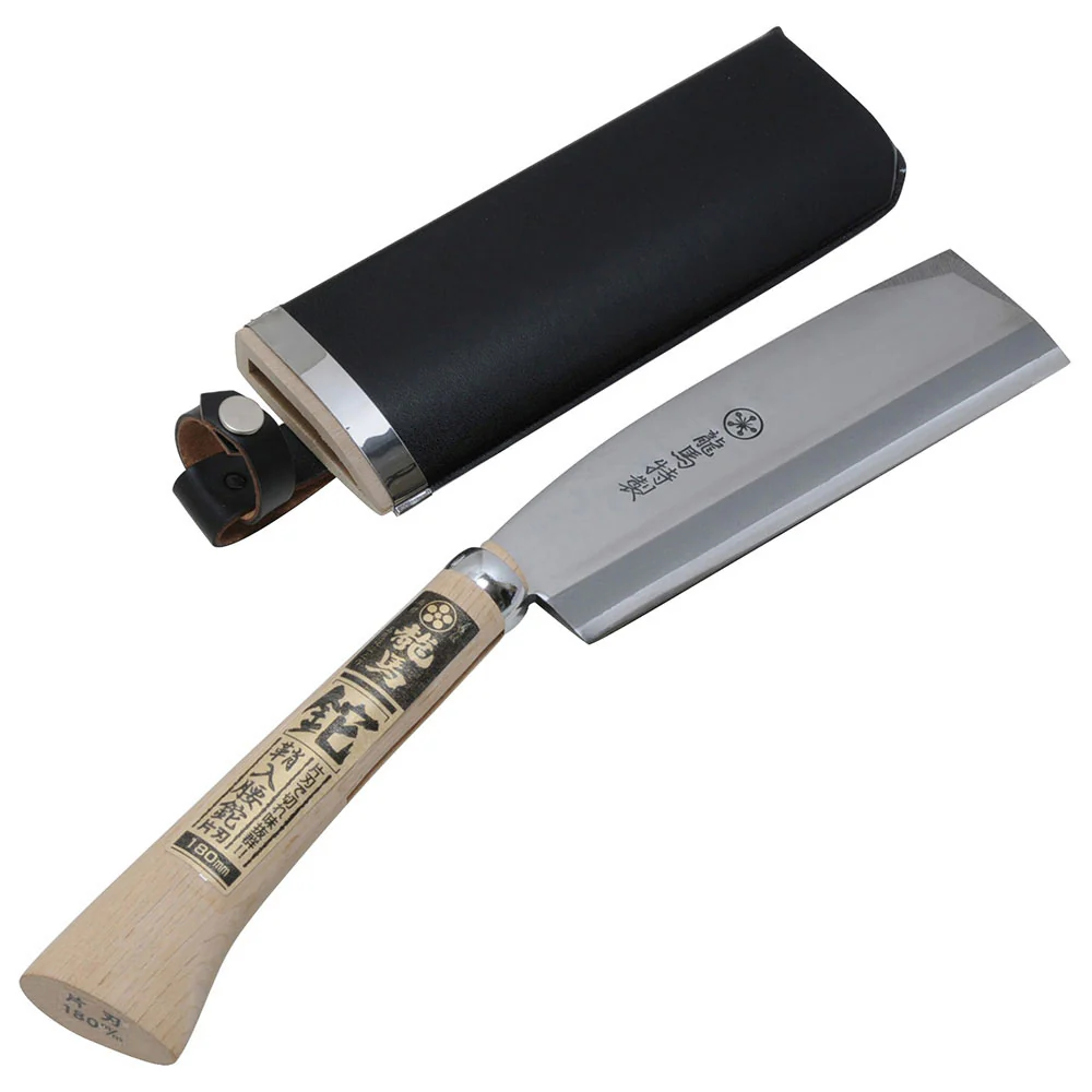 鞘入腰鉈 片刃 180MM 【直送品】 返品・キャンセル・他商品と同時購入は不可