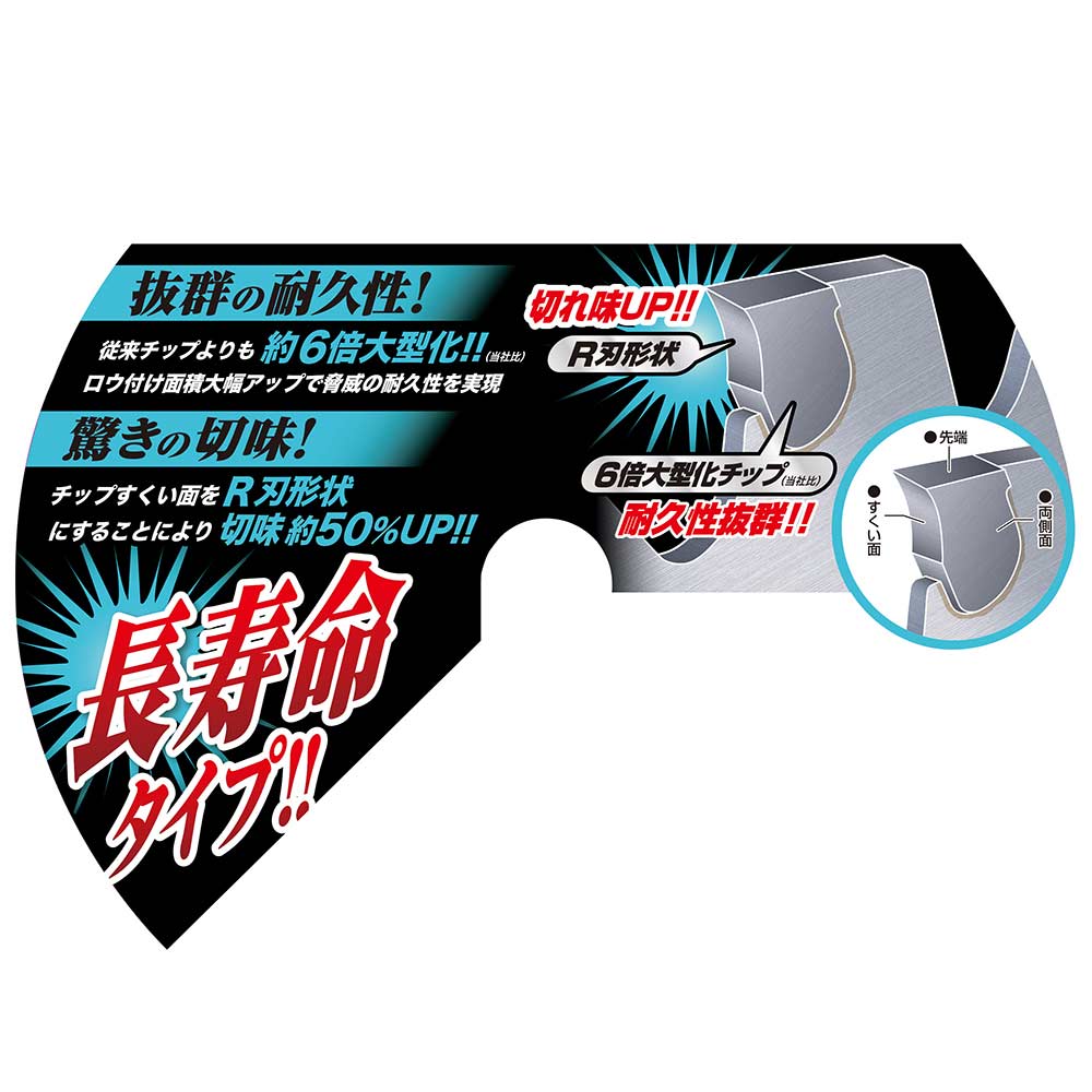 超剛チップソー猛龍 230mmx32PJIS 【直送品】 返品・キャンセル・他商品と同時購入は不可 - Image 5